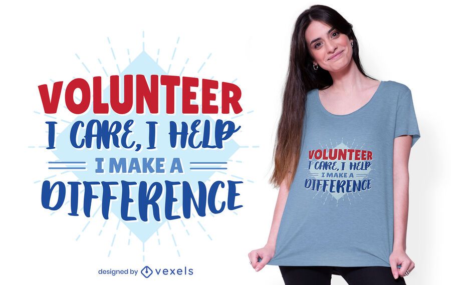 Diseño voluntario de letras t-shit Diseño voluntario de letras t-shit
