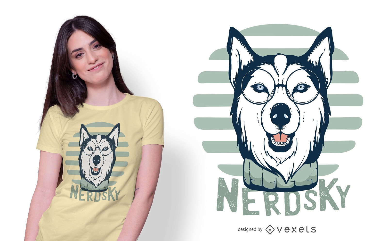 Nerdsky t-shirt design