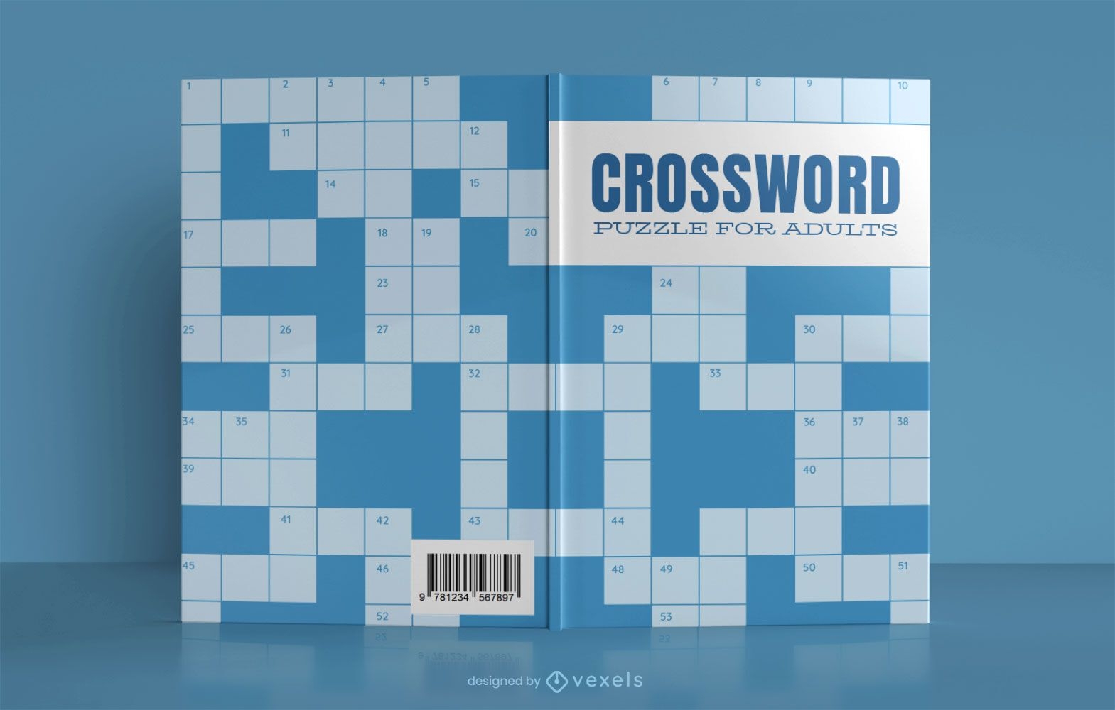 Crossword Puzzle Book Cover Design