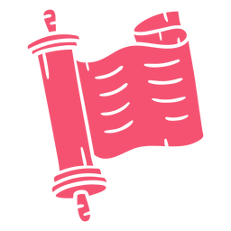Parchment pink hand drawn PNG Design