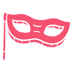 Purim mask pink PNG Design