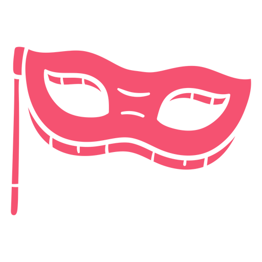 Purim Maske rosa PNG-Design