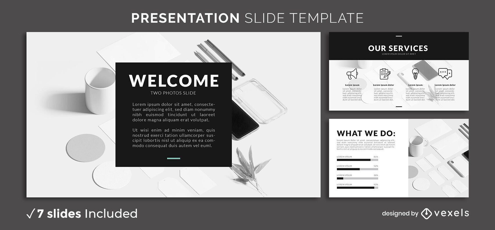 Minimal B&W Presentation Template