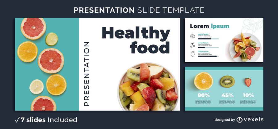 Healthy Citrus Presentation Template Healthy Citrus Presentation Template