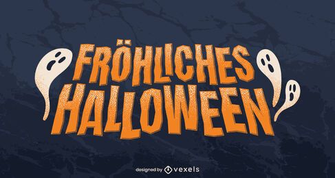 Feliz dia das bruxas letras alemãs