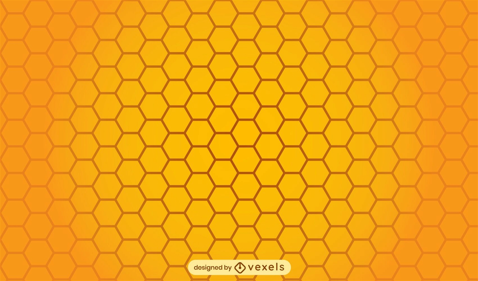 Honeycomb bee pattern design