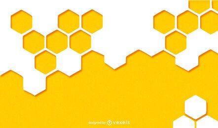 Diseño de fondo de panal