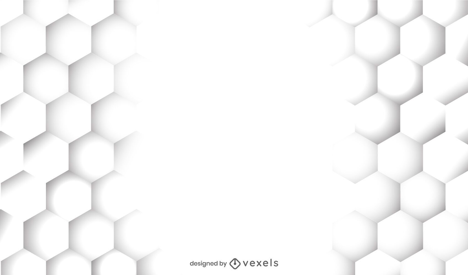 Honeycomb white background design