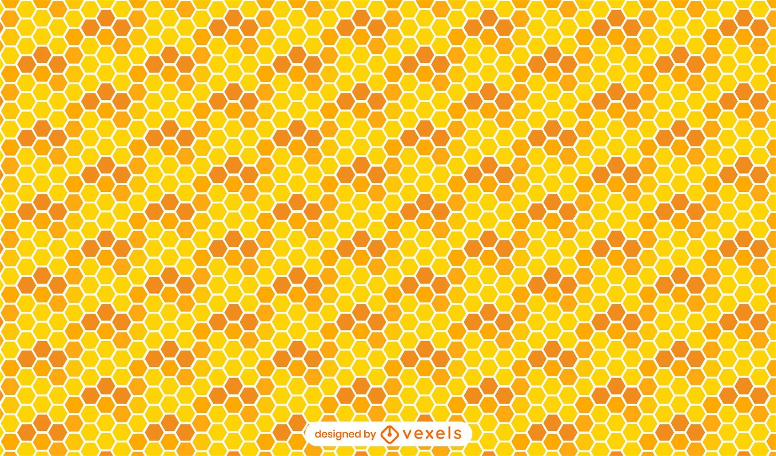 Honeycomb seamless pattern design
