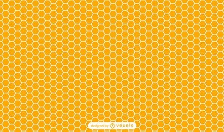 Honeycomb orange pattern design