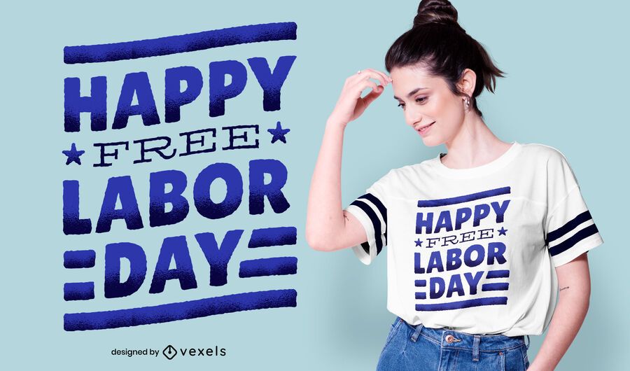 Diseño de camiseta feliz del día del trabajo Diseño de camiseta feliz del día del trabajo