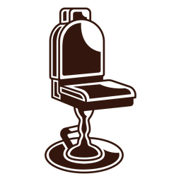 Barber chair vintage Transparent PNG