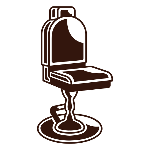 Barber chair vintage PNG Design