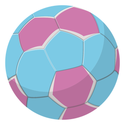 Blue handball illustration PNG Design