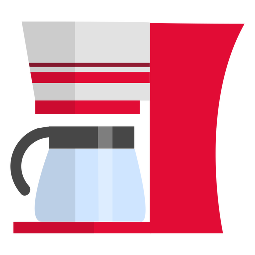 Kaffeemaschine flach PNG-Design