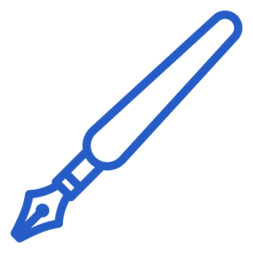 Dip Pen Strichsymbol PNG-Design