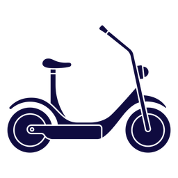 Scooter elétrica azul Desenho PNG