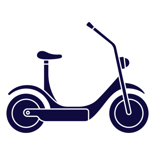 Electric scooter blue PNG Design