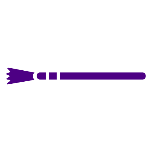 Fan paint brush purple icon