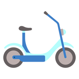 Scooter eléctrico plano Diseño PNG