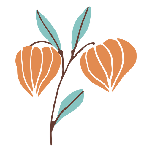Flower buds flat - Transparent PNG & SVG vector file