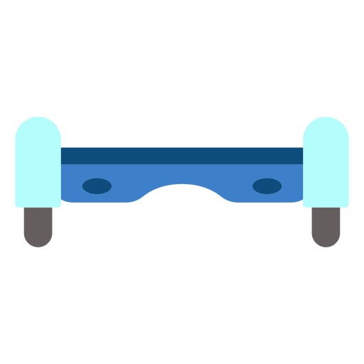 Front view hoverboard flat PNG Design
