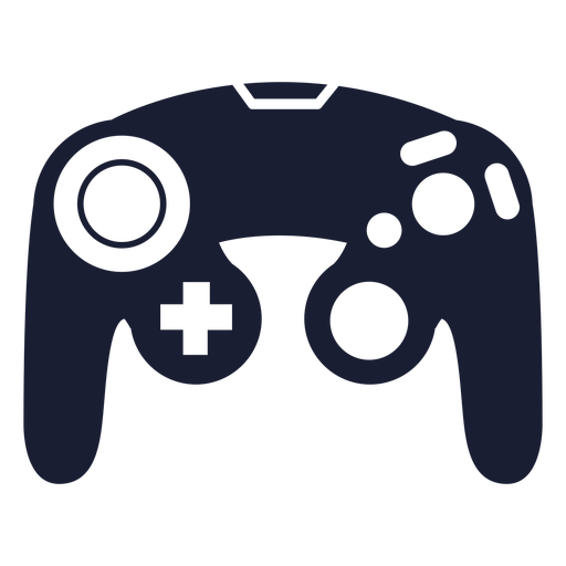 Gamer Joystick schwarz PNG-Design