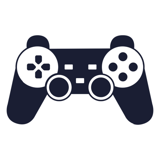 Gaming Controller schwarz PNG-Design