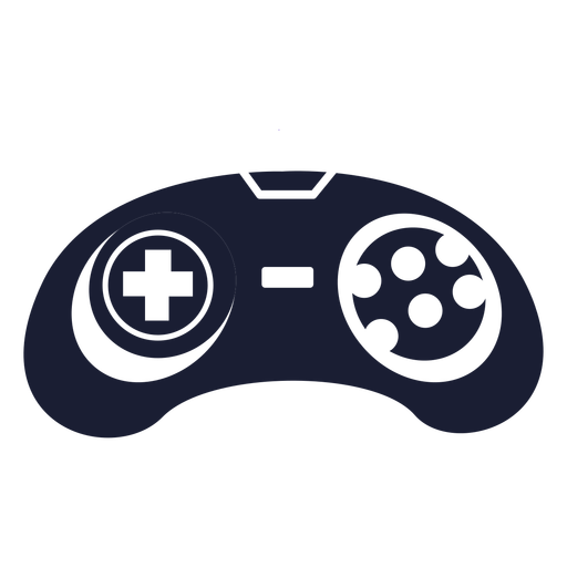 Gaming Joystick schwarz PNG-Design