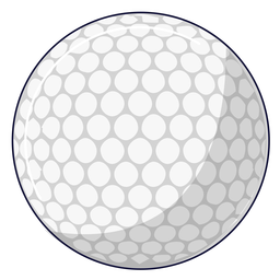 Ilustración de pelota de golf Diseño PNG