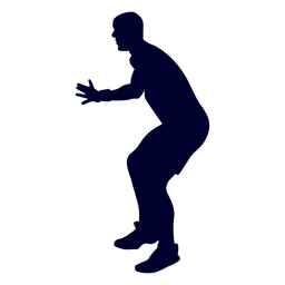 Guy Handballspieler Menschen Silhouette PNG-Design