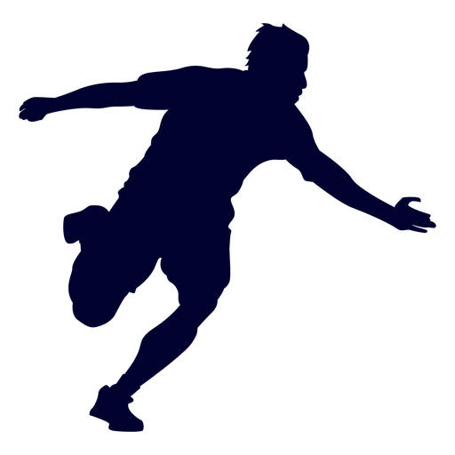 Silhueta de esporte de handebol masculino Desenho PNG