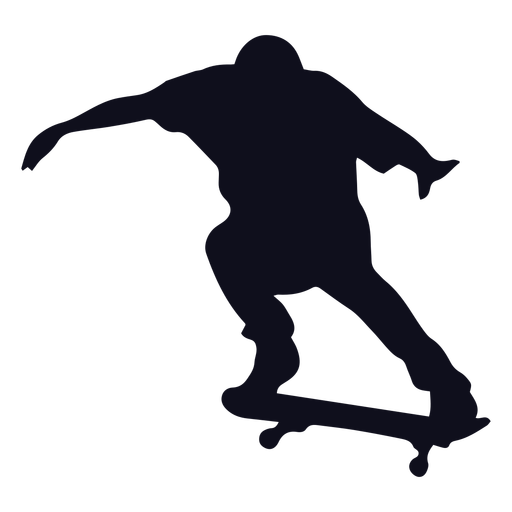 Guy skater silhouette skater - Transparent PNG & SVG vector file