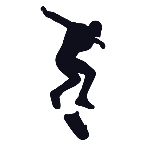 Guy Skating Silhouette Skater PNG-Design