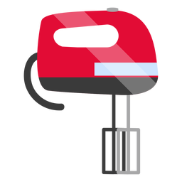 Batidora de mano plana Diseño PNG
