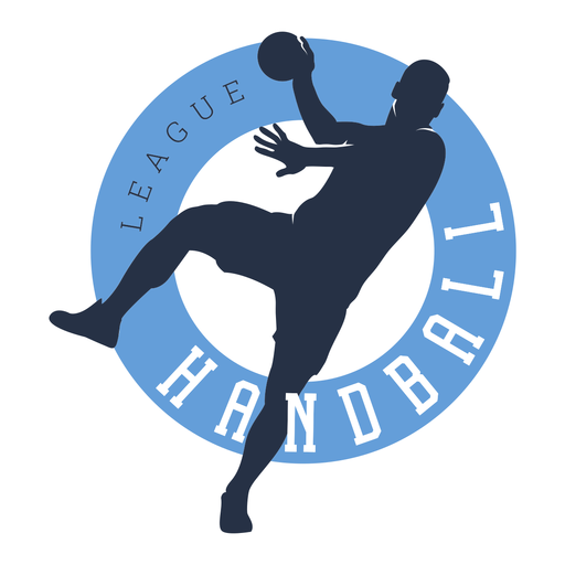 Handball Liga Abzeichen PNG-Design