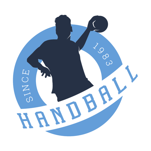 Handball player badge