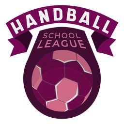 Emblema da liga escolar de handebol Desenho PNG