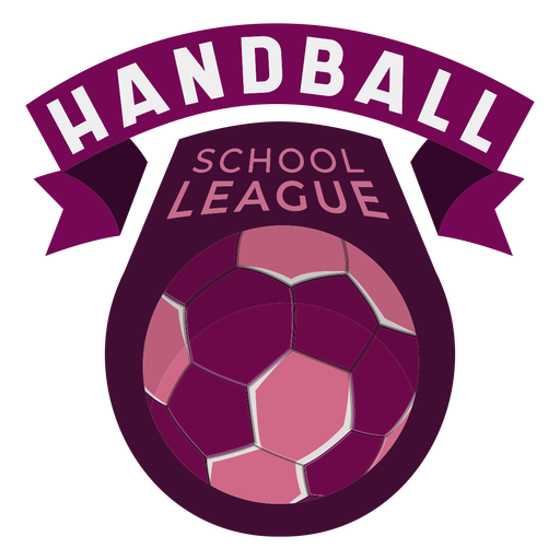 Handball-Schulliga-Abzeichen PNG-Design
