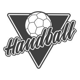 Distintivo de esporte de handebol Desenho PNG