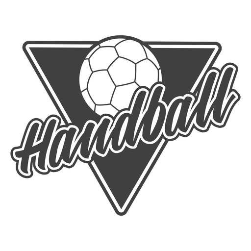 Handball sport badge
