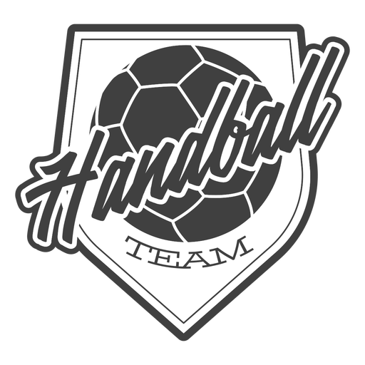 Handball team sport badge handball
