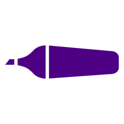 Highlighter pen purple icon PNG Design