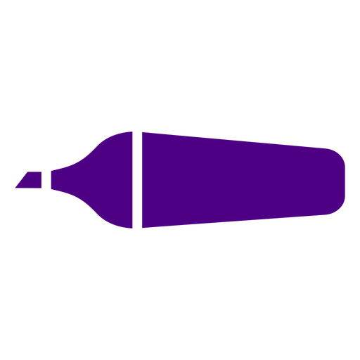 Highlighter pen purple icon PNG Design