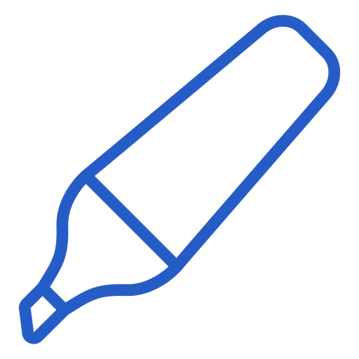 Highlighter pen stroke icon Transparent PNG & SVG vector file