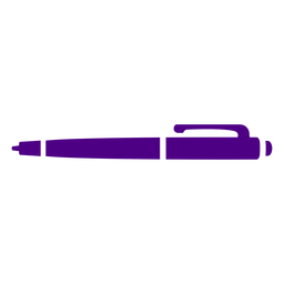 Ícone de caneta de tinta roxa
