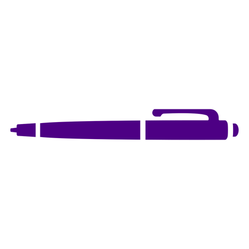 Tintenstift lila Symbol PNG-Design