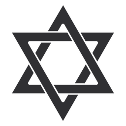 Jew Star Of David Stroke PNG & SVG Design For T-Shirts