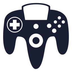 Joystick gamer black PNG Design