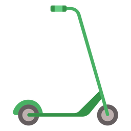Kick scooter vehículo plano Diseño PNG